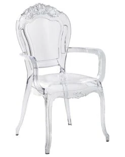 Tuoli Muovi Kirkas 2 Kpl VERMONT II -Beliani undef src sa picid 751328 type whitesh image