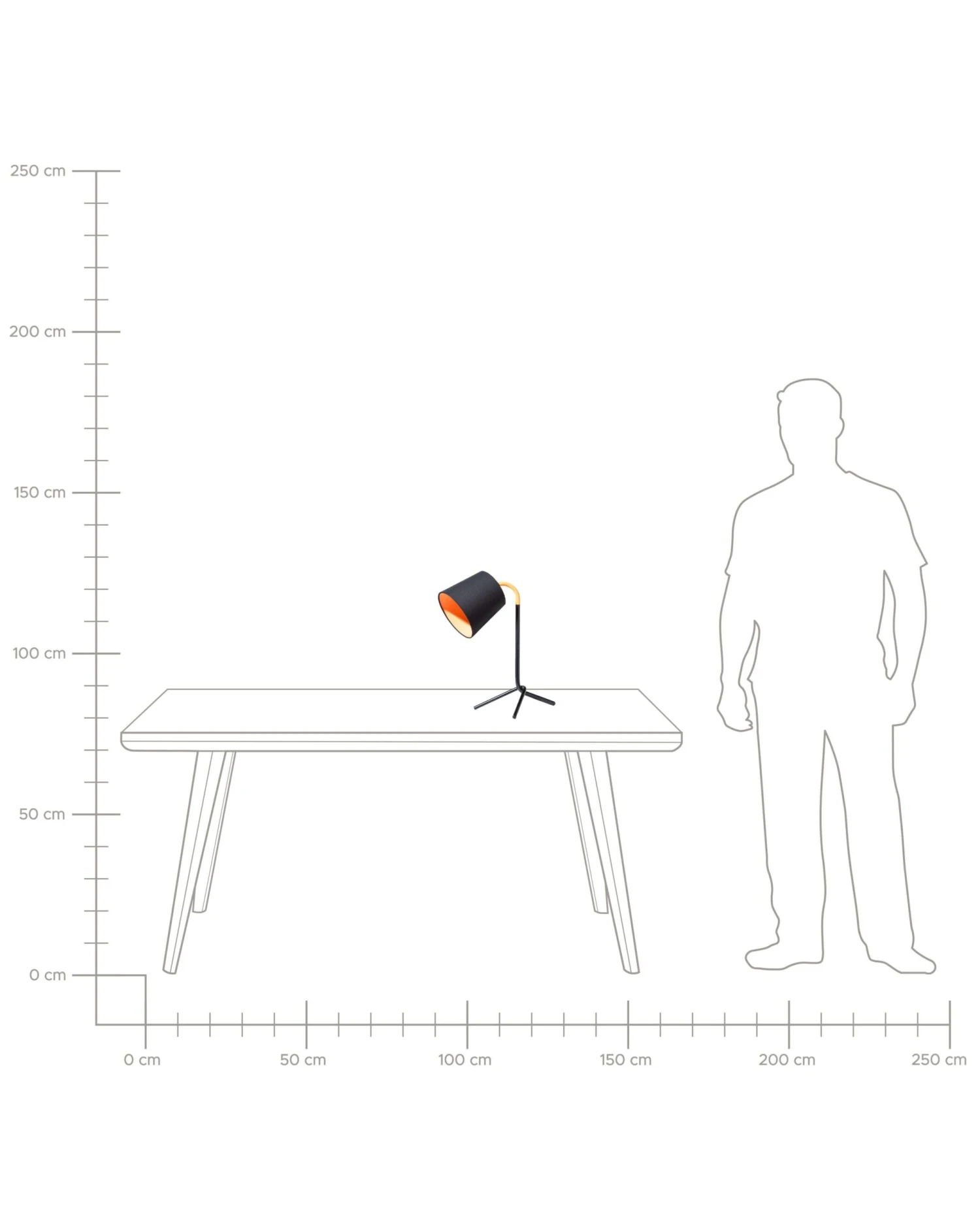 Pöytävalaisin Teräs Musta MOOKI - Image 9