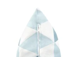 Ulkokoristetyyny Sininen/valkoinen 40 X 70 Cm TRIFOS -Beliani undef src sa picid 754287 type whitesh image