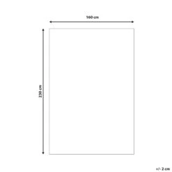 Matto Kangas Beige/musta MUTKI Useita Kokoja -Beliani undef src sa picid 757628 type whitesh image