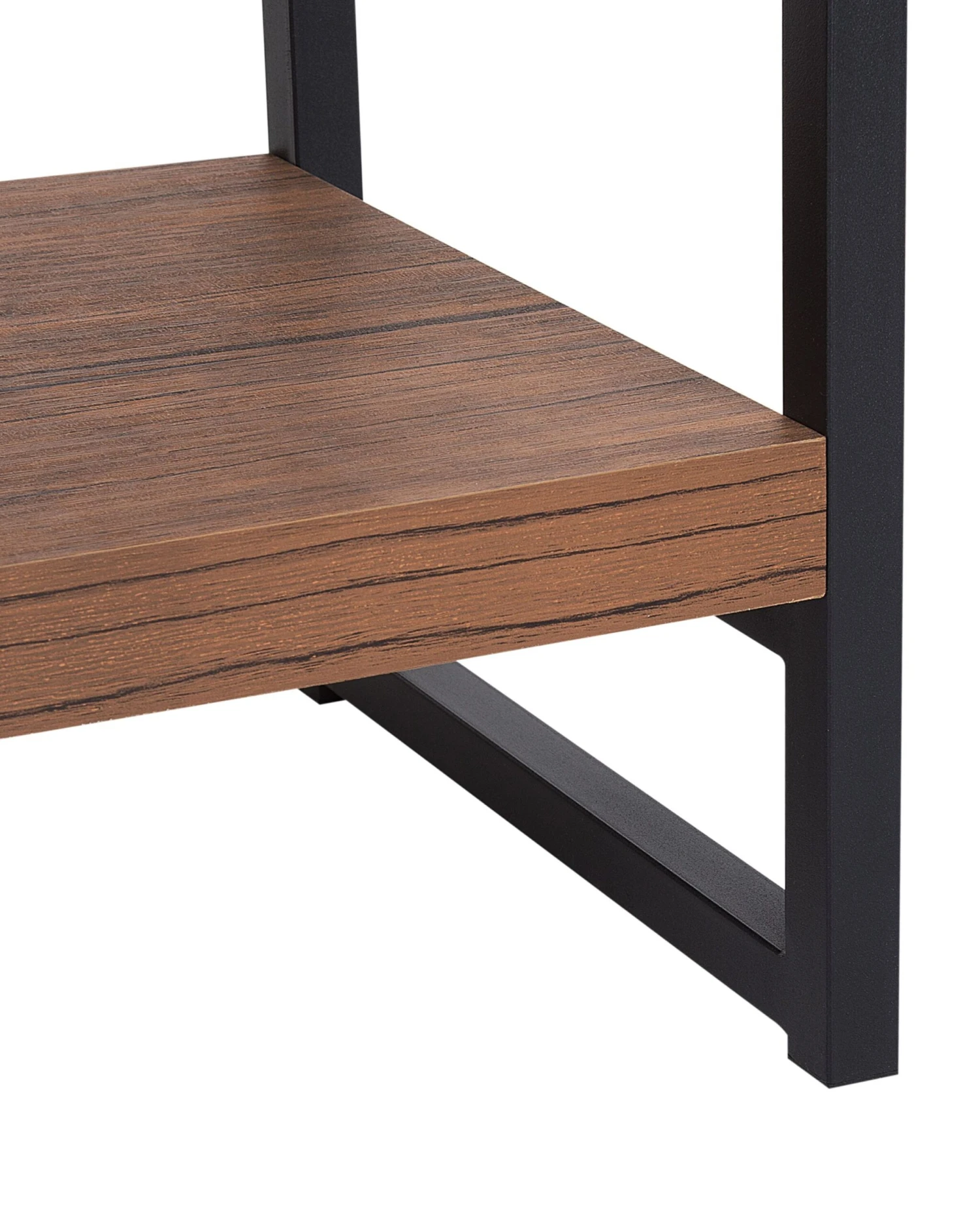 Kirjahylly 4 Hyllyä Tumma Puu/musta TIFTON - Image 5