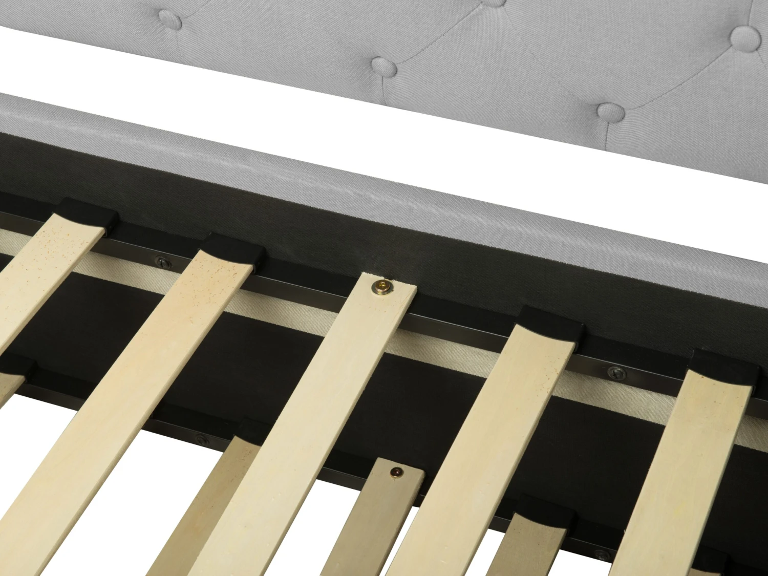 Sänky Kangas Lisävuode Vaaleanharmaa 90 X 200 Cm LIBOURNE - Image 9