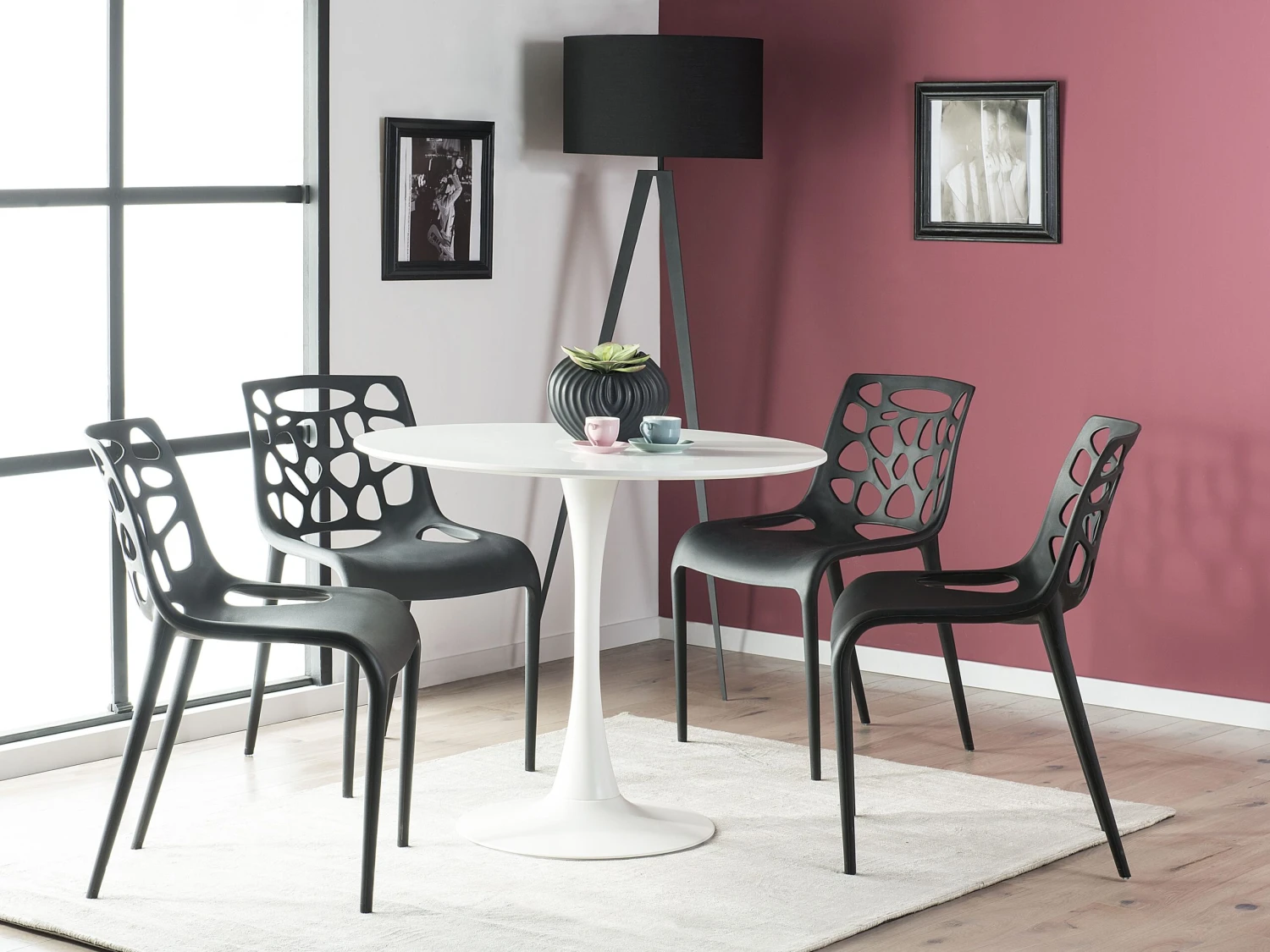 Tuoli Muovi Musta MORGAN - Image 3