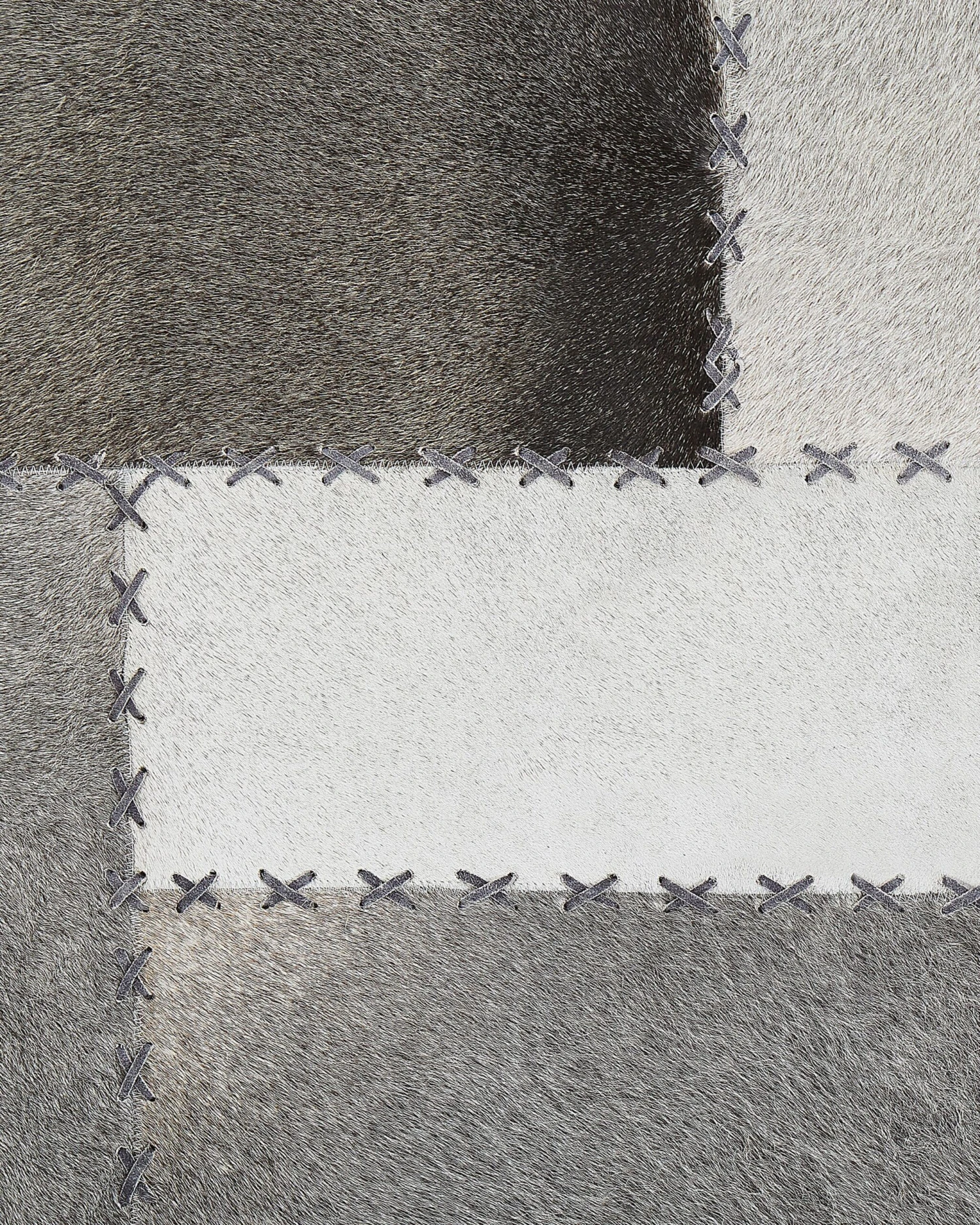 Matto Lehmännahka Harmaa/beige PERVARI Useita Kokoja 4 Matto Lehmännahka Harmaa/beige PERVARI Useita Kokoja - Image 4