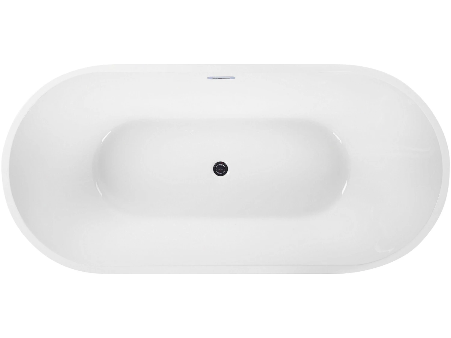 Kylpyamme Vapaasti Seisova Valkoinen 170 X 78 Cm LEVERA - Image 7