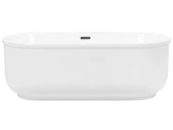 Kylpyamme Vapaasti Seisova Valkoinen 170 X 80 Cm PINEL -Beliani undef src sa picid 765344 type whitesh image