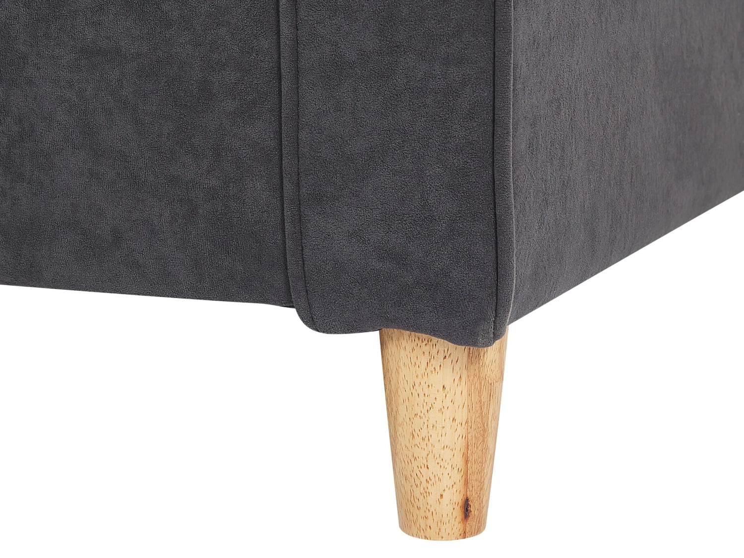 Tummanharmaa Samettinen 2-istuttava Sohva RONNEBY - Image 6