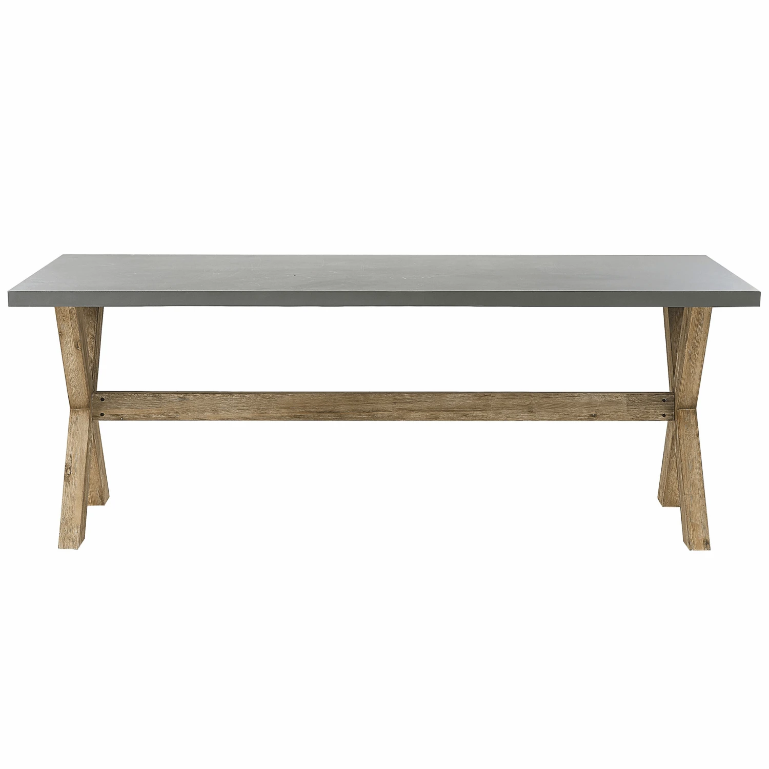 Kuitusementti Puutarhasetti 2 Penkillä Harmaa OLBIA - Image 4