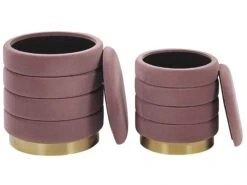 Rahi Sametti Säilytystila Vaaleanpunainen 2 Kpl GARLAND 13 Rahi Sametti Säilytystila Vaaleanpunainen 2 Kpl GARLAND -Beliani undef src sa picid 772411 type whitesh image