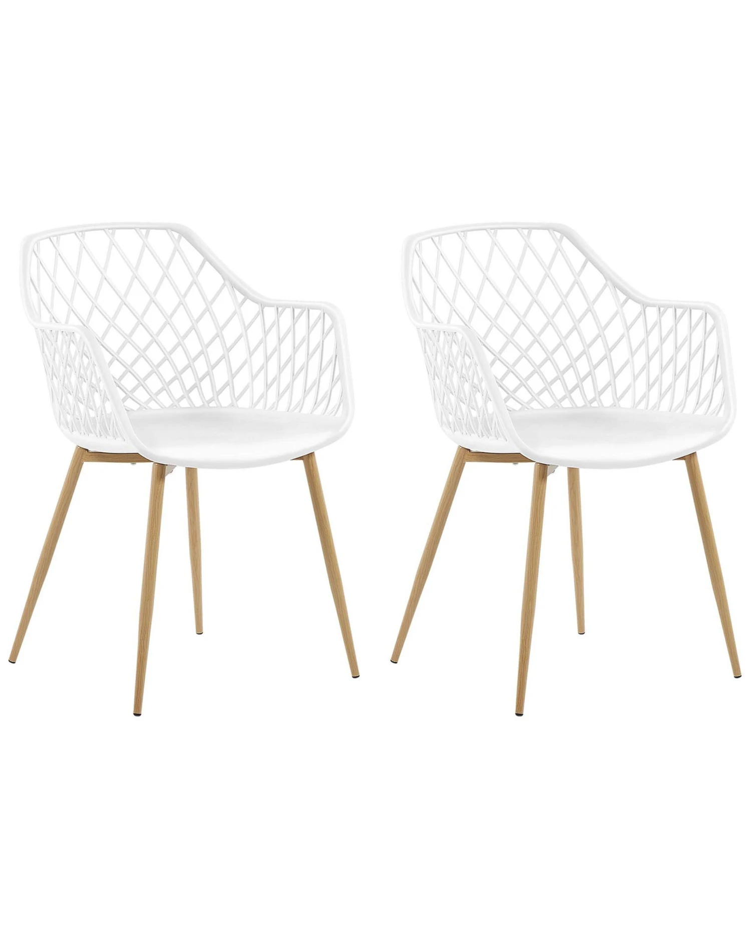 Tuoli Muovi Valkoinen 2 Kpl NASHUA