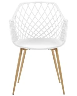 Tuoli Muovi Valkoinen 2 Kpl NASHUA -Beliani undef src sa picid 775297 type whitesh image