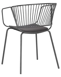 Tuoli Metalli Musta 2 Kpl RIGBY -Beliani undef src sa picid 775546 type whitesh image