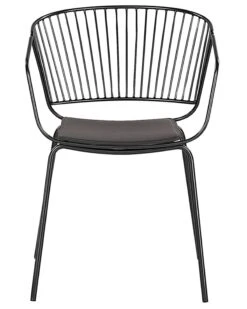 Tuoli Metalli Musta 2 Kpl RIGBY -Beliani undef src sa picid 775547 type whitesh image