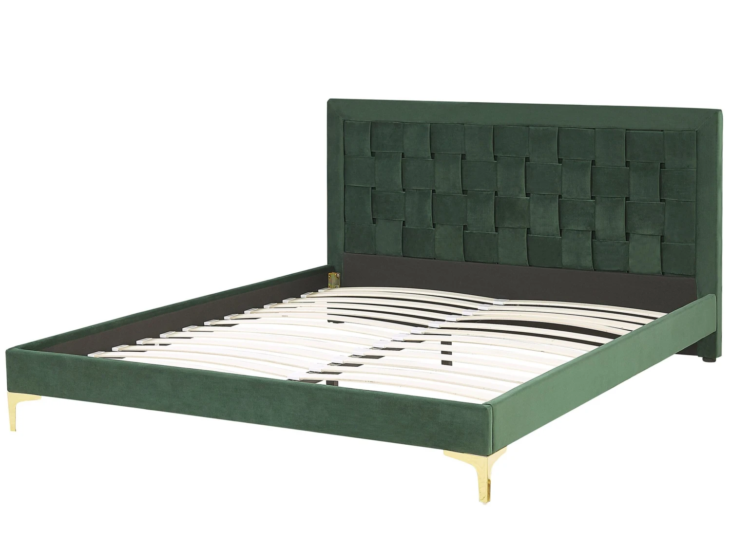 Sänky Sametti Tummanvihreä LIMOUX Useita Kokoja - Image 10