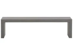 Penkki Harmaa Betoni U-muotoinen 150 X 40 Cm TARANTO -Beliani undef src sa picid 775847 type whitesh image