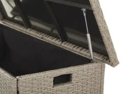 Ulkosäilytyslaatikko Polyrottinki Ruskeanharmaa 290L MODENA 14 Ulkosäilytyslaatikko Polyrottinki Ruskeanharmaa 290L MODENA -Beliani undef src sa picid 776503 type whitesh image