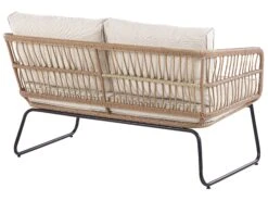 4-istuttava Ulkosohvaryhmä Polyrottinki Beige RAVELLO 16 4-istuttava Ulkosohvaryhmä Polyrottinki Beige RAVELLO -Beliani undef src sa picid 777341 type whitesh image