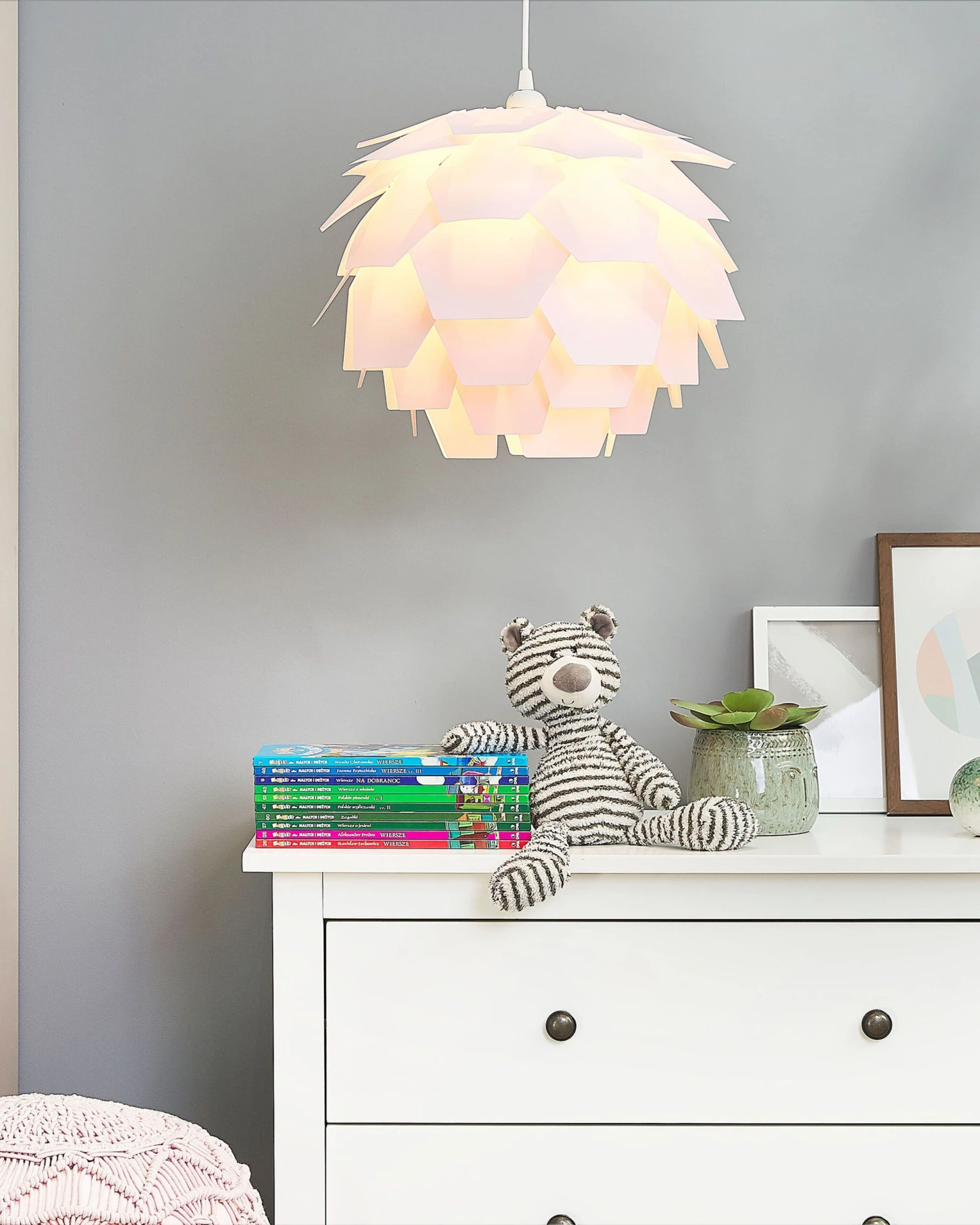 Riippuvalaisin Muovi Iso Vaaleanpunainen SEGRE - Image 4