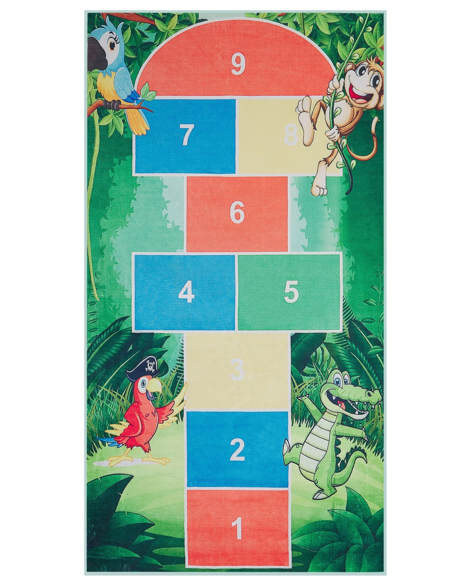 Lastenhuoneen Matto Vihreä 80 X 150 Cm BABADAG 1 Lastenhuoneen Matto Vihreä 80 X 150 Cm BABADAG