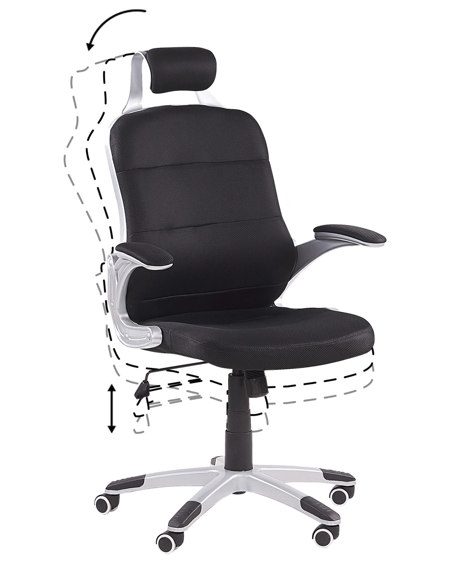 Työtuoli Verkkokangas Musta PREMIER 3 Työtuoli Verkkokangas Musta PREMIER - Image 3