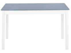 4-istuttava Ruokailuryhmä Mänty Valkoinen/harmaa MOANA -Beliani undef src sa picid 781135 type whitesh image