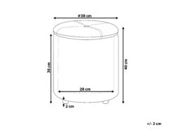 Rahi Keinonahka Säilytystila Musta ⌀ 38 Cm MARYLAND 15 Rahi Keinonahka Säilytystila Musta ⌀ 38 Cm MARYLAND -Beliani undef src sa picid 782108 type whitesh image
