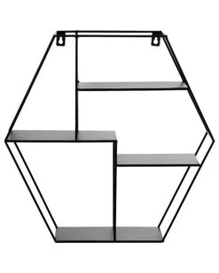 Seinähylly Metalli 4 Hyllyä Musta TIGARD -Beliani undef src sa picid 783024 type whitesh image