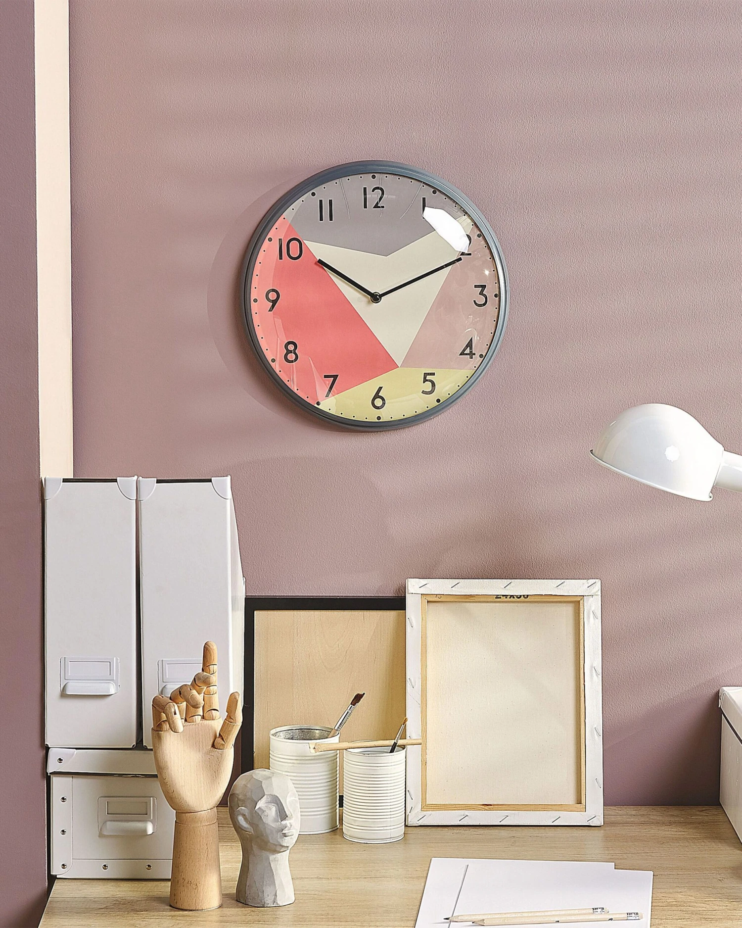 Seinäkello Monivärinen ⌀ 33 Cm DAVOS - Image 2