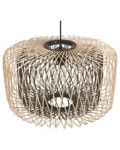 Riippuvalaisin Bambu Vaalea Puu/musta JAVARI -Beliani undef src sa picid 785390 type whitesh image