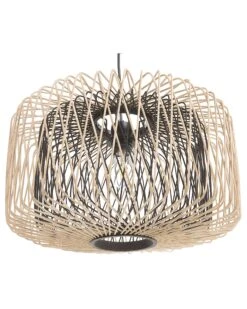 Riippuvalaisin Bambu Vaalea Puu/musta JAVARI -Beliani undef src sa picid 785398 type whitesh image