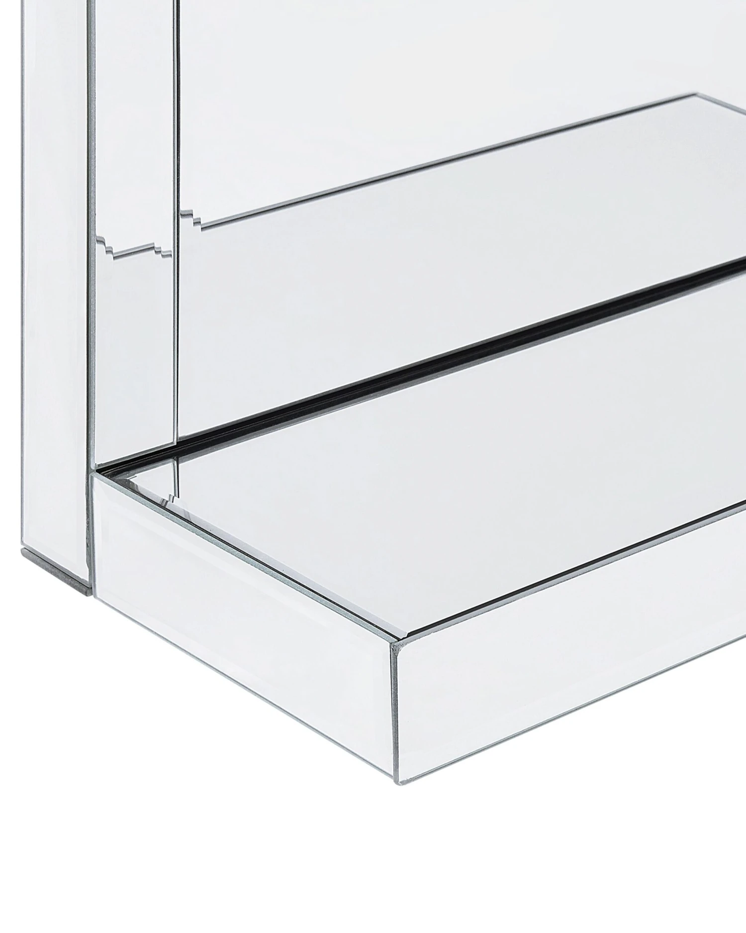 Seinähylly Peililasi 3 Hyllyä Hopea GAONA 4 Seinähylly Peililasi 3 Hyllyä Hopea GAONA - Image 4