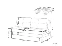 2-istuttava Vuodesohva Kankainen Vaaleanharmaa EDLAND 19 2-istuttava Vuodesohva Kankainen Vaaleanharmaa EDLAND -Beliani undef src sa picid 788507 type whitesh image
