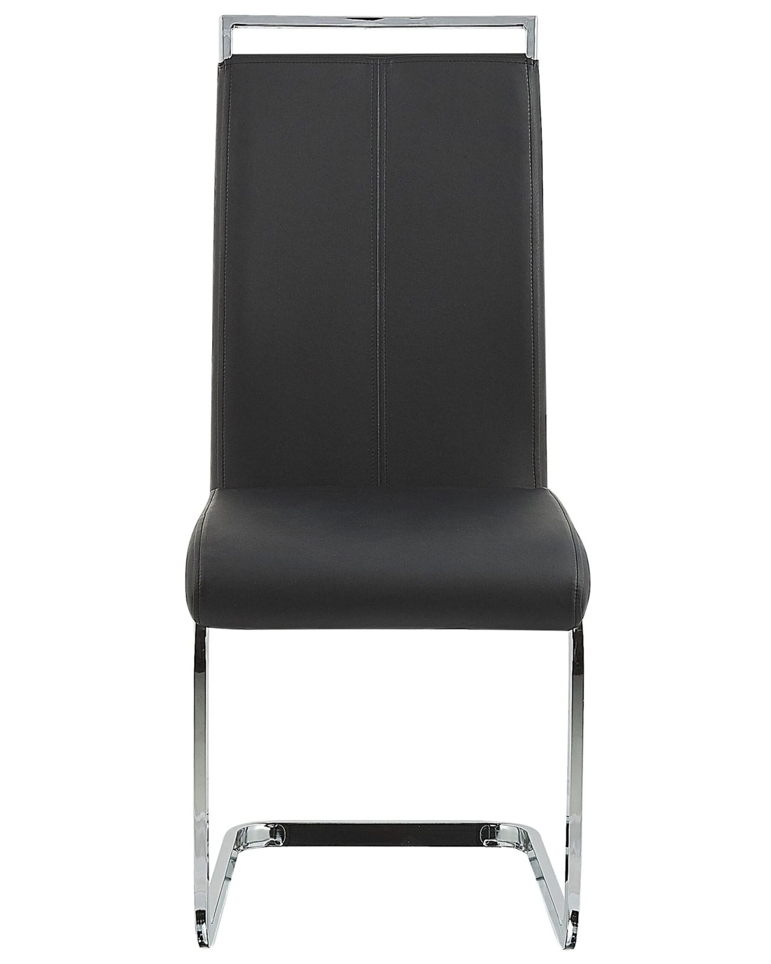 Tuoli Keinonahka Musta 2 Kpl GREEDIN 3 Tuoli Keinonahka Musta 2 Kpl GREEDIN - Image 3