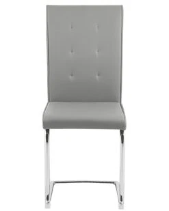Tuoli Keinonahka Harmaa 2 Kpl ROVARD 10 Tuoli Keinonahka Harmaa 2 Kpl ROVARD -Beliani undef src sa picid 790114 type whitesh image