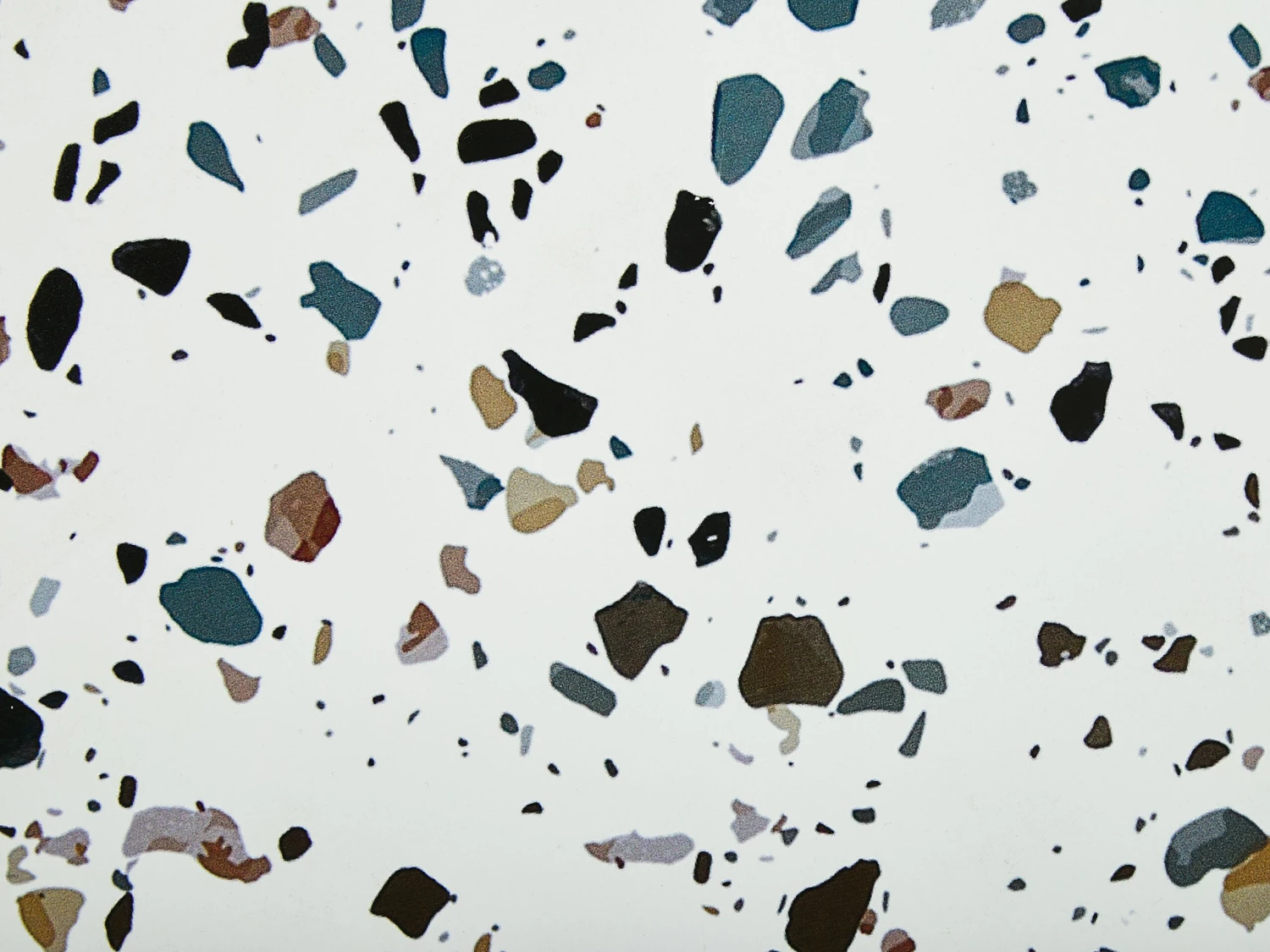 Tarjoiluvaunu Kultainen Mosaiikkibetoniefektillä SHAFTER - Image 5