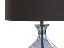 Pöytävalaisin Lasi Sininen/musta KELANI -Beliani undef src sa picid 792036 type whitesh image