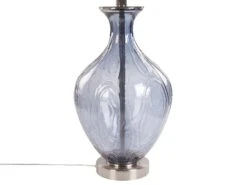 Pöytävalaisin Lasi Sininen/musta KELANI -Beliani undef src sa picid 792037 type whitesh image