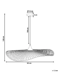 Riippuvalaisin Bambu Vaalea Puu Pieni FLOYD -Beliani undef src sa picid 792261 type whitesh image