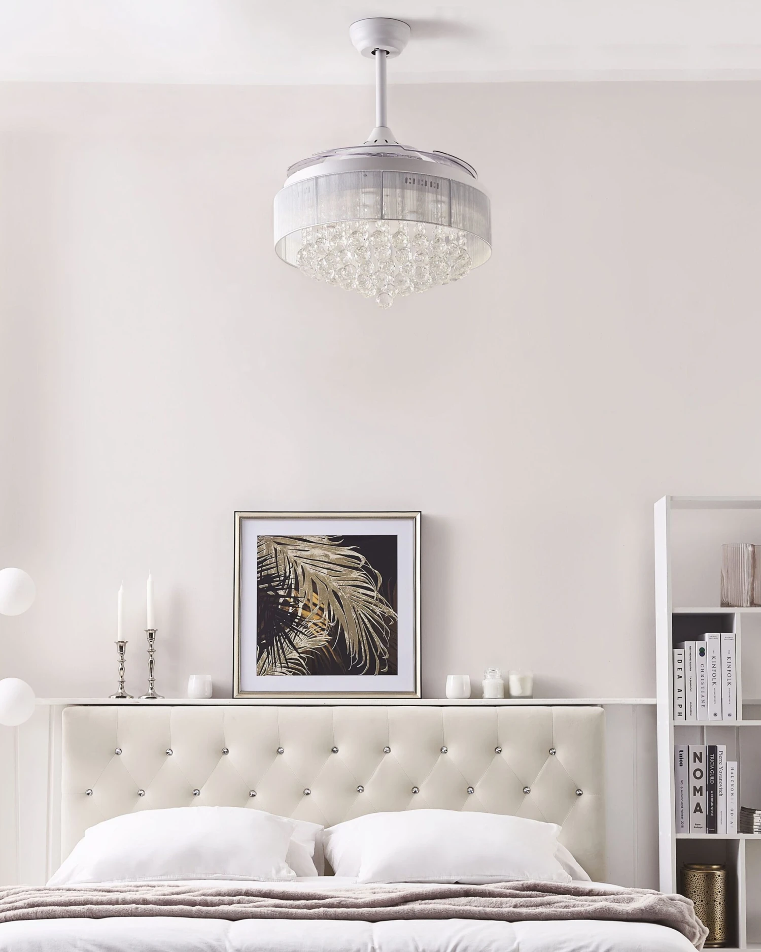 Tuuletinvalaisin Valkoinen PEEL 4 Tuuletinvalaisin Valkoinen PEEL - Image 4