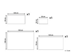 Pyyhesetti 4 Kpl Vaaleanpunainen Puuvilla ATAI 7 Pyyhesetti 4 Kpl Vaaleanpunainen Puuvilla ATAI -Beliani undef src sa picid 794123 type whitesh image