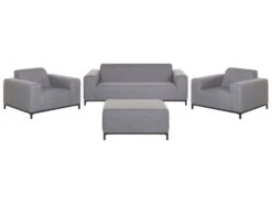 5-istuttava Ulkosohvaryhmä Kangas Harmaa/musta ROVIGO
