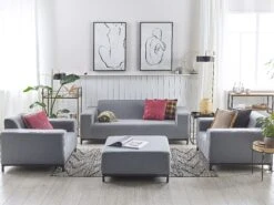 5-istuttava Ulkosohvaryhmä Kangas Harmaa/musta ROVIGO 12 5-istuttava Ulkosohvaryhmä Kangas Harmaa/musta ROVIGO -Beliani undef src sa picid 795320 type whitesh image