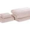 Pyyhesetti 4 Kpl Vaaleanpunainen Puuvilla ATAI