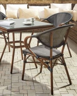 Puutarhatuoli Alumiini Tumma Puu/harmaa 4 Kpl CASPRI 12 Puutarhatuoli Alumiini Tumma Puu/harmaa 4 Kpl CASPRI -Beliani undef src sa picid 799034 type whitesh image