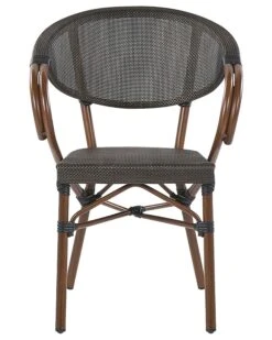 Puutarhatuoli Alumiini Tumma Puu/harmaa 4 Kpl CASPRI 14 Puutarhatuoli Alumiini Tumma Puu/harmaa 4 Kpl CASPRI -Beliani undef src sa picid 799035 type whitesh image