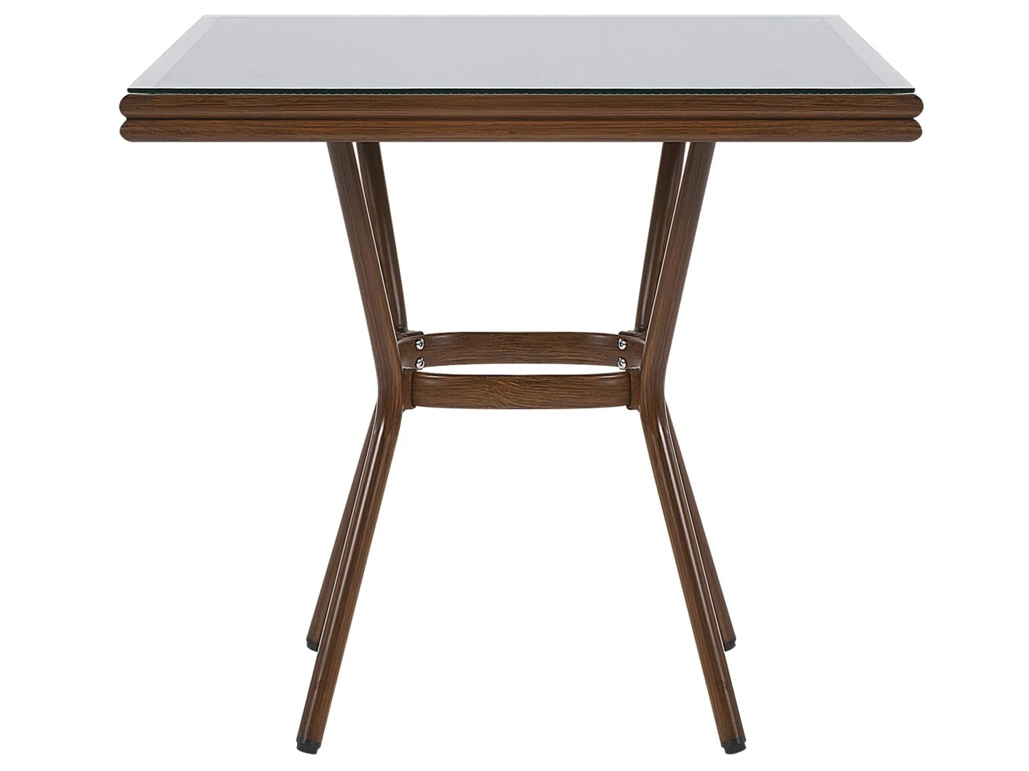 4-istuttava Ulkoruokailuryhmä Alumiini Harmaa/tumma Puu CASPRI 9 4-istuttava Ulkoruokailuryhmä Alumiini Harmaa/tumma Puu CASPRI - Image 9