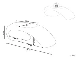 Sohvapöytä Lasikuitu Valkoinen ELATUS -Beliani undef src sa picid 799549 type whitesh image