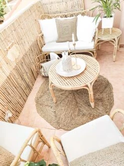 4-istuttava Ulkosohvaryhmä Rottinki Luonnonväri BRINDISI -Beliani undef src sa picid 800946 type whitesh image