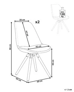Tuoli Muovi Vaaleanharmaa 2 Kpl DAKOTA 19 Tuoli Muovi Vaaleanharmaa 2 Kpl DAKOTA -Beliani undef src sa picid 802536 type whitesh image