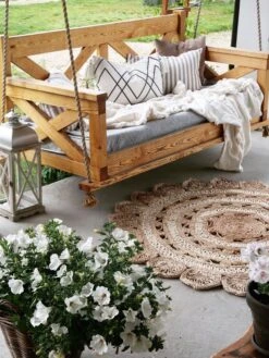 Beige Juuttimatto 140 Cm LALELI -Beliani undef src sa picid 804615 type whitesh image